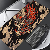Grand tapis de souris d'ordinateur personnalisé tapis de souris en caoutchouc avec bord cousu scellant CF LOL jeu tapis de bureau d'ordinateur vente directe d'usine