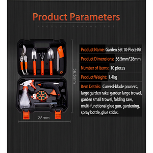 Gardening <b>Tool</b> <b>Set</b> With Electric Glue Gun And Sprayer In Hard Case For Outdoor Plant Care - Product Image 3