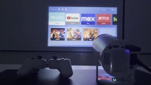 Proyector de Juegos Combinado Yinzam HY300, Proyector Profesional para Juegos en Casa con Dos Controles y Host WIFI para PS4 Pro - Product Image 6