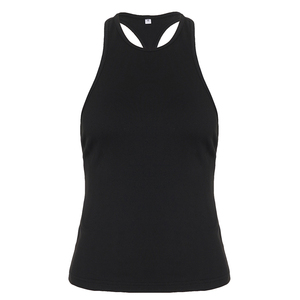 Camiseta sin mangas con cadena en la espalda, estilo sexy y atractivo, de color sólido, transpirable y tejida para mujer - Product Image 6