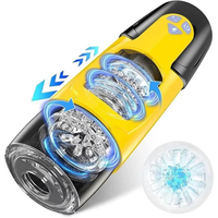 Masturbador Masculino Automático, Copa Masturbadora con 7 Modos de Empuje y Rotación para Estimulación, Juguete Eléctrico para Hombres