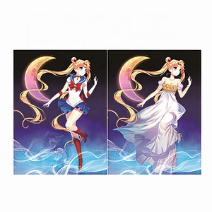 <span class=keywords><strong>Princesse</strong></span> Sérénité, fille d'anime, papier peint 3D personnalisé, image lenticulaire 3D, art mural, peinture, affiche imprimée en 3D - Product Image 1