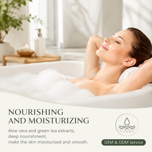 Nettoyant Corporel Hydratant et Rafraîchissant au Citron et au <span class=keywords><strong>Basilic</strong></span> OEM/ODM, Parfum Longue Durée, Doux pour la Peau - Product Image 3