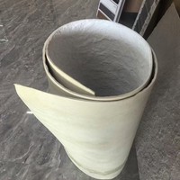 Épaissie 8mm 3d granit rugueux Flexible Pu Culture panneaux muraux en pierre douce pierre artificielle blanche pour façade mur courbe externe