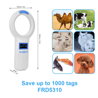 Escáner de Microchip Nano Portátil RFID para Ganado, Mascotas, Peces, Lector de Tarjetas de Control de Acceso para Microchips de Animales como Vacas, Ovejas, Caballos