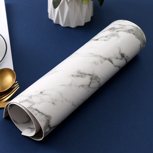 Modern Faux Leather Dining Table Mat Rectangular <strong>Marble</strong> Printed Restaurant <strong>Placemat</strong> Wholesale - Product Image 4