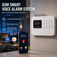 Meilleur système d'alarme domestique 4G avec contrôle à distance par application, volume réglable, matériau ABS, portée de détection de 30 à 50 m