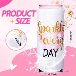 Fundas Personalizadas para Latas Delgadas, Aislantes Reutilizables de Neopreno para Botellas, Enfriadores de Bebidas de 12 oz para Bebidas Energéticas y Cerveza - Product Image 2