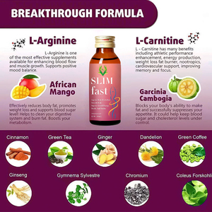 Vente en gros de liquides oraux amincissants personnalisés pour la santé digestive Booster de métabolisme Liquide oral naturel de désintoxication à base de plantes - Product Image 4