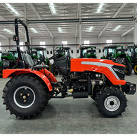 Mini Tractor Agrícola de 50hp 4x4 con Implementos Agrícolas para Invernadero, Viñedo y Huerto