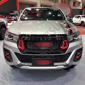 Bumper Depan Belakang Mobil, Aksesori Otomotif 4X4 Penutup Bodi Plastik untuk Hilux Revo 2014-2017