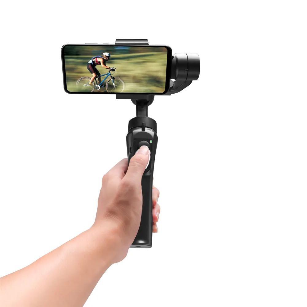 2020 New Professional Smartphone Video DSLR Camera 3 Axis Gimbal Stabilizer Handgrip Handheld Stabilizer for Mobile Smart Phone