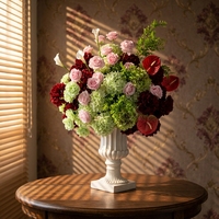 Boules de fleurs artificielles blanches Calla Lily personnalisées pour centres de table de mariage, arrangements floraux