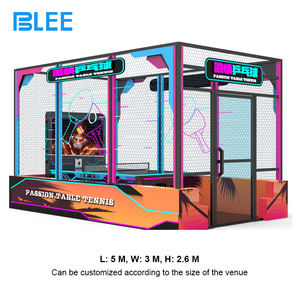 BLEE Table <span class=keywords><strong>Tennis</strong></span> <span class=keywords><strong>Master</strong></span>, simulateur d'entraînement sportif, équipement de jeux de ping-pong numérique, machine de jeu d'arcade pour parc numérique - Product Image 6