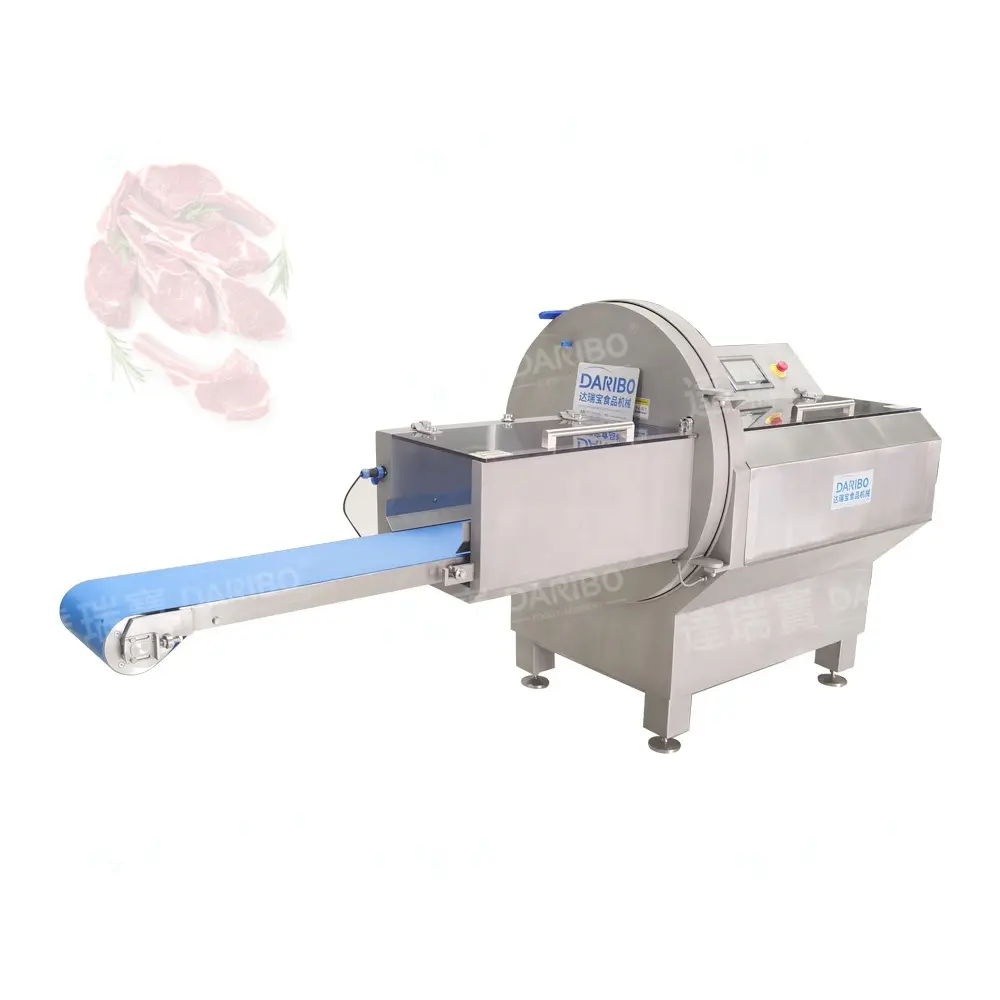 2024 đông lạnh thịt bò thái lát cắt lợn thăn Slicer thịt Chop Thiết bị cắt cá máy cắt