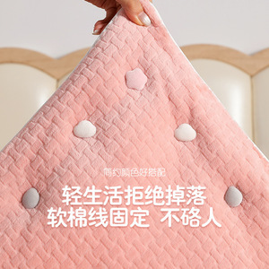 Attache-linge sans aiguille invisible antidérapant avec doublure polaire pour draps de lit, utilisation sûre pour les enfants - Product Image 3