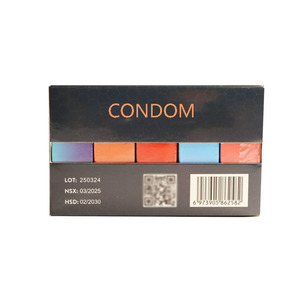 5 Cajas en una Caja Central, <span class=keywords><strong>Condones</strong></span> Personalizados Ultrafinos Clásicos <span class=keywords><strong>de</strong></span> 0.04mm para Hombre con Sensación Placentera - Product Image 5