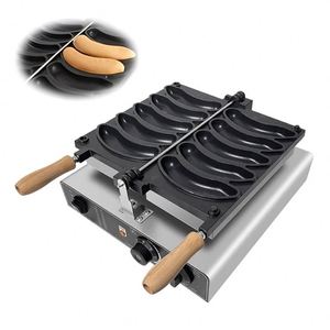 Máquina Comercial para Hacer Waffles de Plátano, Doble Cara, con Revestimiento Antiadherente, 1800W, para Máquinas de Snacks - Product Image 2