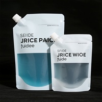 Nouvelles pochettes portables pour boissons avec bec verseur en plastique – Sachets à bec verseur pour café liquide et jus de fruits