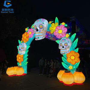 SGFL438 Juego de Luces Decorativas de Seda con Estructura de Acero, OEM, Luces para San Valentín y Navidad, Impermeables, Hechas a Mano, para Interiores y Exteriores - Product Image 5