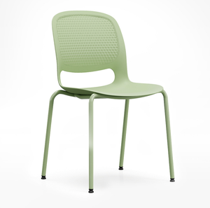 Restaurant <b>Dining</b> <b>Chairs</b>-<b>Stackable</b> Modern Design Plastic & Metal Construction | Home Furniture Ready to Ship - Product Image 5