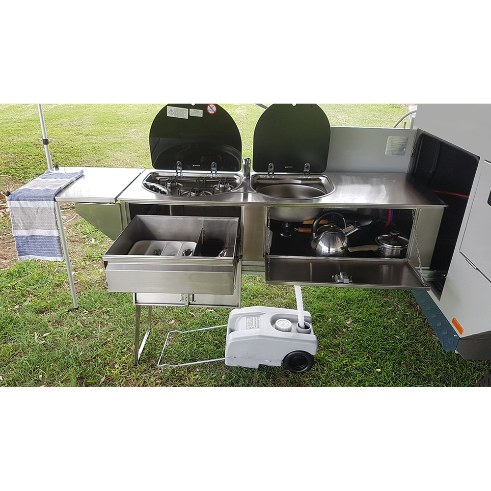 RV Caravan Camp Outdoor Kitchen DIY Slide Out Kitchen For Sale