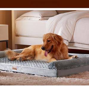 Luxuriöses, Maßgefertigtes Orthopädisches OEM-Hundebett, Abnehmbar und Waschbar, Großes Haustier-Hundesofa, Graues Bett - Product Image 4