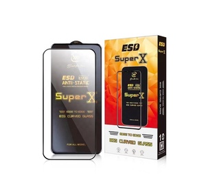 Protector de Pantalla de Vidrio Templado Antiestático de Alta Gama <span class=keywords><strong>ESD</strong></span> Super X Edge to Edge para el Mercado Europeo, para iPhone 15, para Huawei, para Samsung - Product Image 1