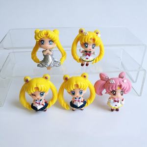 ชุดฟิกเกอร์ PVC ตัวการ์ตูน, ฟิกเกอร์แอคชั่น5ชิ้น/เซ็ต4.5ซม. เซเลอร์เซลเลอร์ทหารเรือน่ารักสำหรับเด็กผู้หญิง - Product Image 2