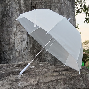<span class=keywords><strong>Parapluie</strong></span> bulle semi-<span class=keywords><strong>transparent</strong></span> givré, écologique, coupe-vent, en fibre de verre, à long manche, dôme arqué, <span class=keywords><strong>transparent</strong></span> mat, pour la pluie - Product Image 4