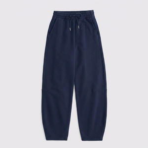 Pantalones Deportivos de Algodón para Hombre, Cintura Elástica con Cordón, Pantalones Casuales para Correr con Bolsillos Laterales, Tejido de Peso Medio, Estilo Otoñal - Product Image 1