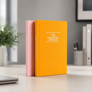 Journal <span class=keywords><strong>de</strong></span> luxe en lin, couverture en tissu rose, carnet à couverture rigide, doré à l'or fin, format A5, journal <span class=keywords><strong>de</strong></span> gratitude pour femmes, filles, cadeau pour meilleure amie - Product Image 6