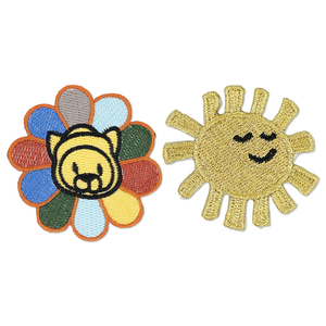 Nuevo Diseño de Parches Bordados a Mano con Flores, <span class=keywords><strong>Cactus</strong></span> y Arcoíris para Ropa, Sombreros y Telas, con Adhesivo Termoadhesivo - Product Image 3