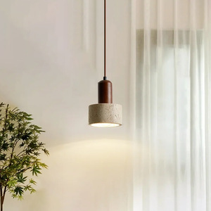 Japanese Wabi Sabi Style Pendant Light Round Led Chandelier 12x18cm For Hotels And Guesthouses - Product Image 1