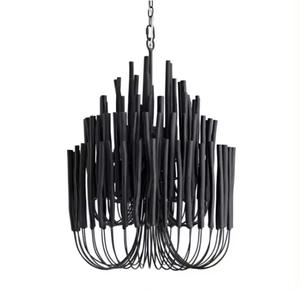 Nordic Kitchen Island White Black Led Wooden Metal Chandelier Lighting Pendant <b>Lights</b> for <b>Dining</b> Table - Product Image 4