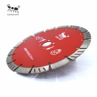LITTLE ANT Lame de scie circulaire diamantée OEM industrielle, pressée à chaud, blanche, 230 mm (9 pouces), pour meuleuse d'angle, pour la découpe de granit et de pierre