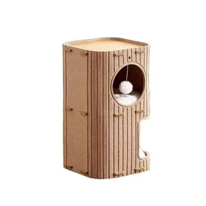 Tiragraffi per Gatti in Plastica con Design a Strati Multipli a Forma di Albero, Adatto a Tutte le Stagioni, per Più Gatti - Product Image 5