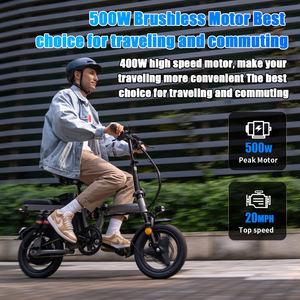 Vélo électrique mini 14 pouces OEM ODM directement de l'usine, batterie lithium 48V 15Ah, vélo pliable, vente en gros, logo personnalisé - Product Image 2