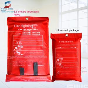 Coperta antincendio Suihua <span class=keywords><strong>1.2m</strong></span> X 1.8m in fibra di vetro resistente al calore coperta antincendio con Logo personalizzabile bianco - Product Image 5