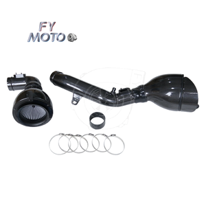 ท่อไอดีคาร์บอนไฟเบอร์สำหรับ M3 F87 M2 F80 M4 F82 S55สไตล์ Er สีดำเงา - Product Image 3