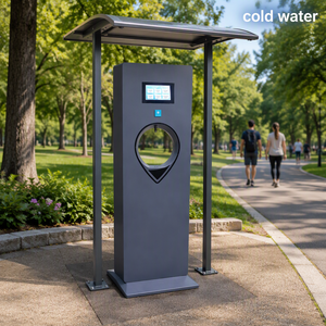 Distributeur d'eau sur pied avec paiement électronique, système d'eau froide potable en acier inoxydable SUS 304 pour l'extérieur - Product Image 1