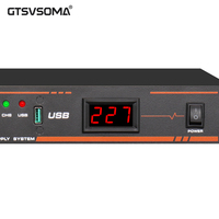 GTSVSOMA Séquenceur d'alimentation professionnel 10 canaux 4500W haute puissance, tension universelle, écran rétroéclairé, en métal, multi-appareils