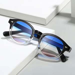 Gafas de Sol Ovaladas con Marco Pequeño de PC Retro de Moda 2025 con Logotipo Personalizado, Lentes Transparentes con Degradado UV400, Gafas de Sol Redondas Punk para Hombre y Mujer - Product Image 3