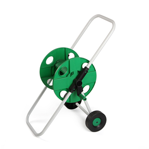 Les fabricants fournissent un grand <span class=keywords><strong>enrouleur</strong></span> de <span class=keywords><strong>tuyau</strong></span> d'eau de jardin de <span class=keywords><strong>50</strong></span> mètres de roue de poussée de voiture en plastique ABS élevé article ménager rentable - Product Image 1