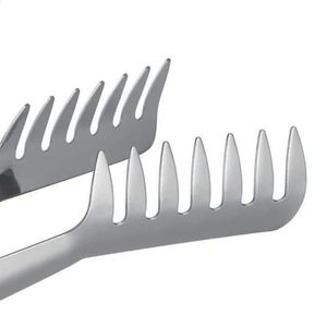 Stainless Steel Spaghetti <b>Tongs</b> 24cm Pasta Salad <b>Serving</b> Kitchen Tool for Buffets - Product Image 2