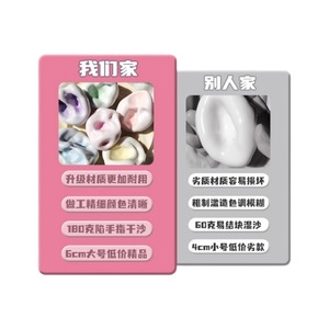 Jouet sensoriel Mochi Ball Fidget 6 cm en TPR, rebondissant, pour jeunes, unisexe - Product Image 1