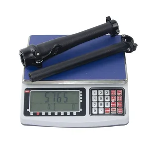 Bicicleta <span class=keywords><strong>Plegable</strong></span> de Fibra de <span class=keywords><strong>Carbono</strong></span>, Bicicleta de Ruedas Pequeñas, Tubo de Dirección Telescópico, Patrón 3K, Brillante/Mate, 580g - Product Image 4