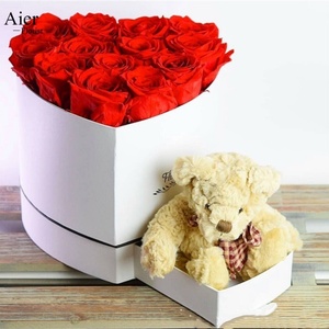 Aierflorist - Cajas <span class=keywords><strong>de</strong></span> <span class=keywords><strong>Flores</strong></span> al por Mayor en Forma <span class=keywords><strong>de</strong></span> Corazón <span class=keywords><strong>con</strong></span> Cajón, Cestas <span class=keywords><strong>de</strong></span> Bombones, Cajas <span class=keywords><strong>de</strong></span> Regalo <span class=keywords><strong>de</strong></span> <span class=keywords><strong>Cumpleaños</strong></span> <span class=keywords><strong>con</strong></span> <span class=keywords><strong>Flores</strong></span> Eternas - Product Image 1