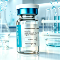 Étiquettes adhésives en vinyle imperméables, autocollants adhésifs F3ml 5ml 10ml, étiquettes holographiques laser, étiquettes pour flacons, étiquettes pour emballages de flacons de peptides