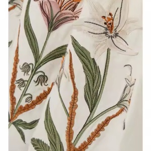 Vestido Largo de Verano 2025 para Mujer, Personalizado, con Bordado, sin Mangas, Estilo Halter - Product Image 4